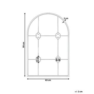 Beliani Wandspiegel aus Eisen Klassisch THULAY  