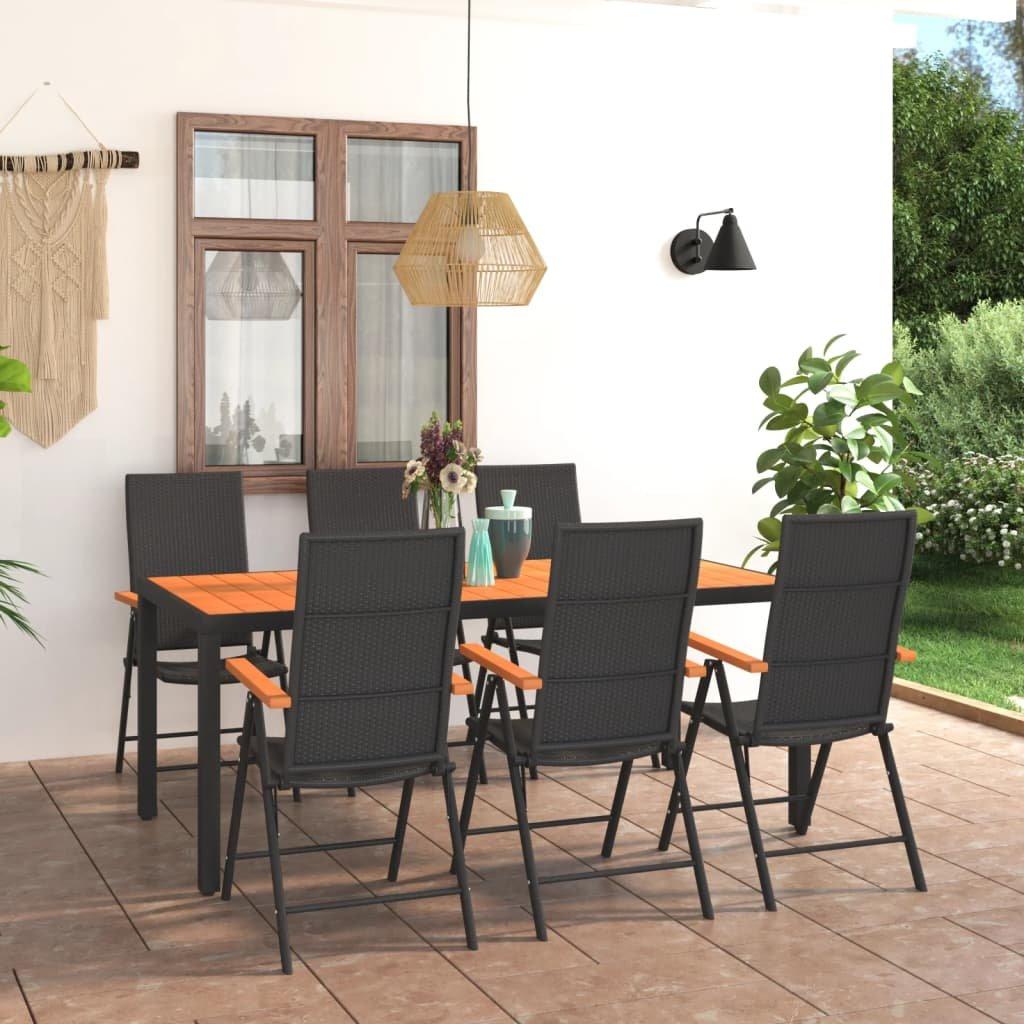 VidaXL Garten essgruppe poly-rattan  