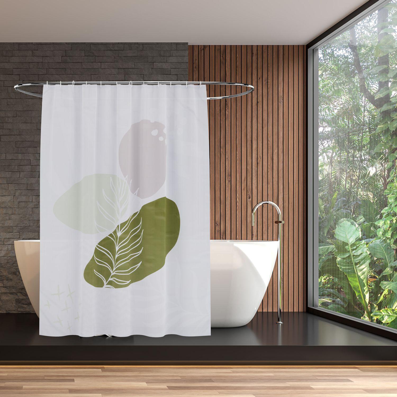 Northix Rideau de douche 180x200 cm avec motif  