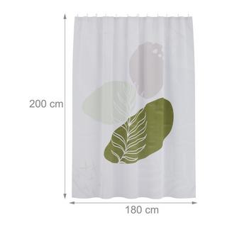 Northix Rideau de douche 180x200 cm avec motif  