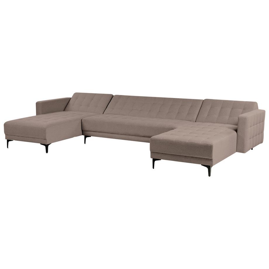 Beliani Canapé en forme de U en Tissu  ABERDEEN  