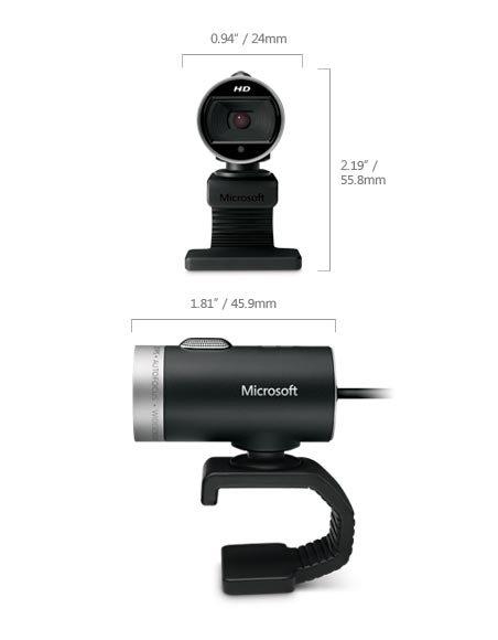 Microsoft  LifeCam Cinema for Business Webcam 1280 x 720 Pixel USB 2.0 