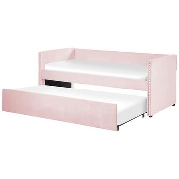 Letto con rete a doghe en Velluto Moderno TROYES