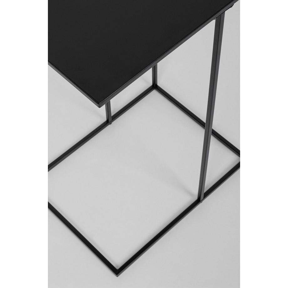 mutoni Table d&#039;appoint Alrik noir 40x30  