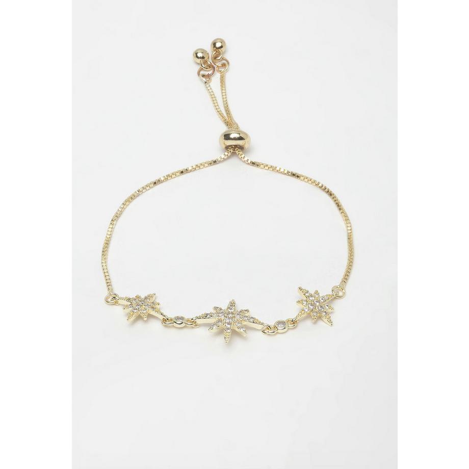 Bracciale in Cristallo a Stella Dorata