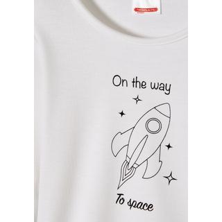 Damart  Tee-shirt garçon On the way to space (en route vers l'espace). 