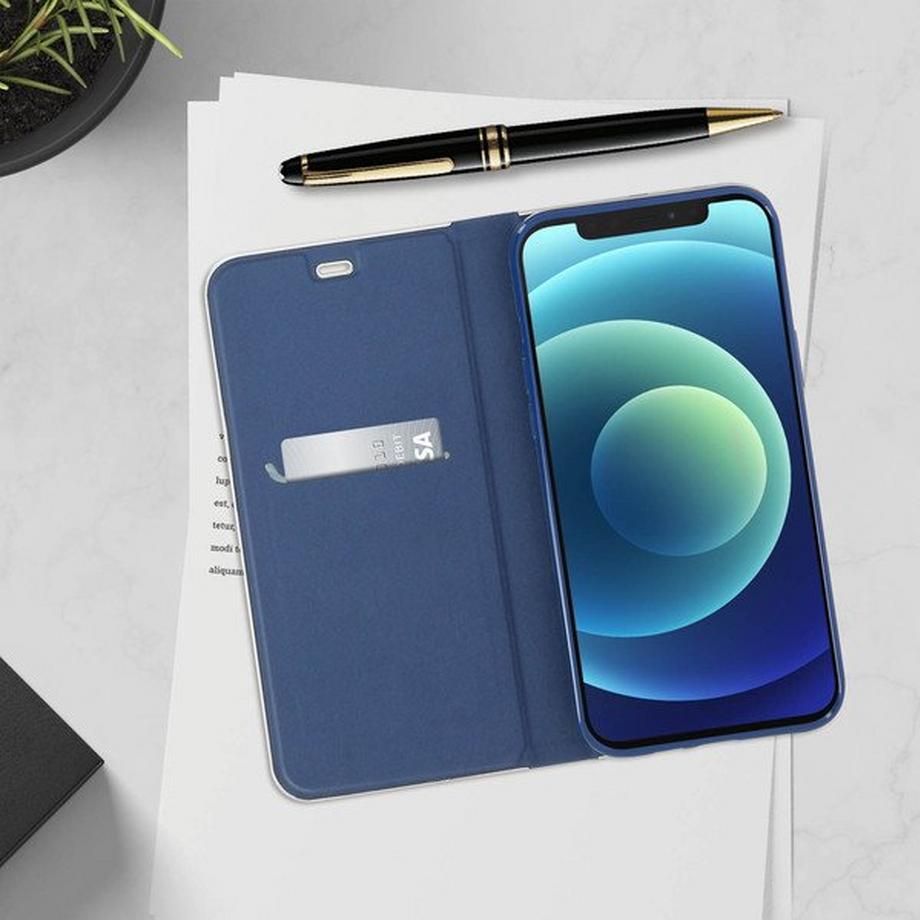 Avizar  Housse iPhone 12 / 12 Pro Bleu Nuit 