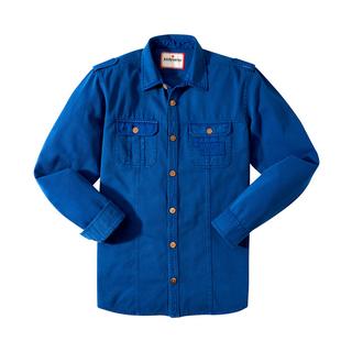 Joe Browns Blaues Hemd mit Stickdetails  