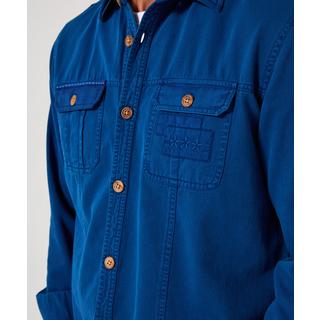 Joe Browns Blaues Hemd mit Stickdetails  