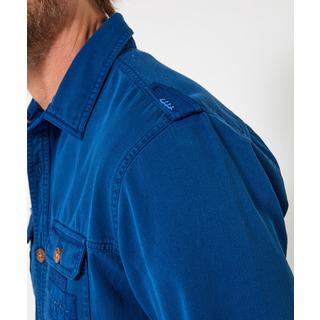 Joe Browns Blaues Hemd mit Stickdetails  