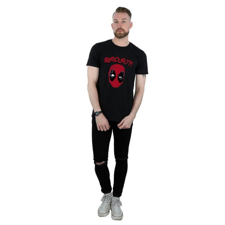 Deadpool Seriously Grafikdruck T-Shirt  