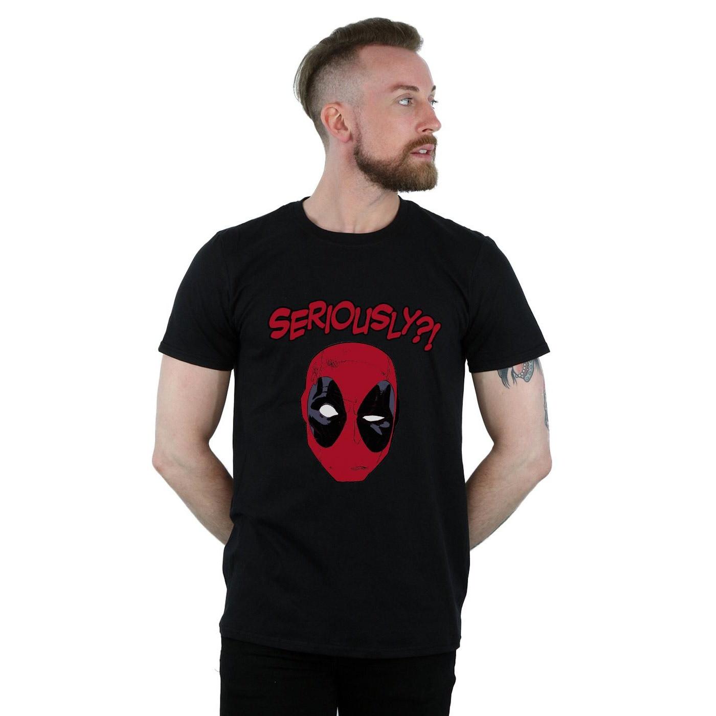 Deadpool Seriously Grafikdruck T-Shirt  