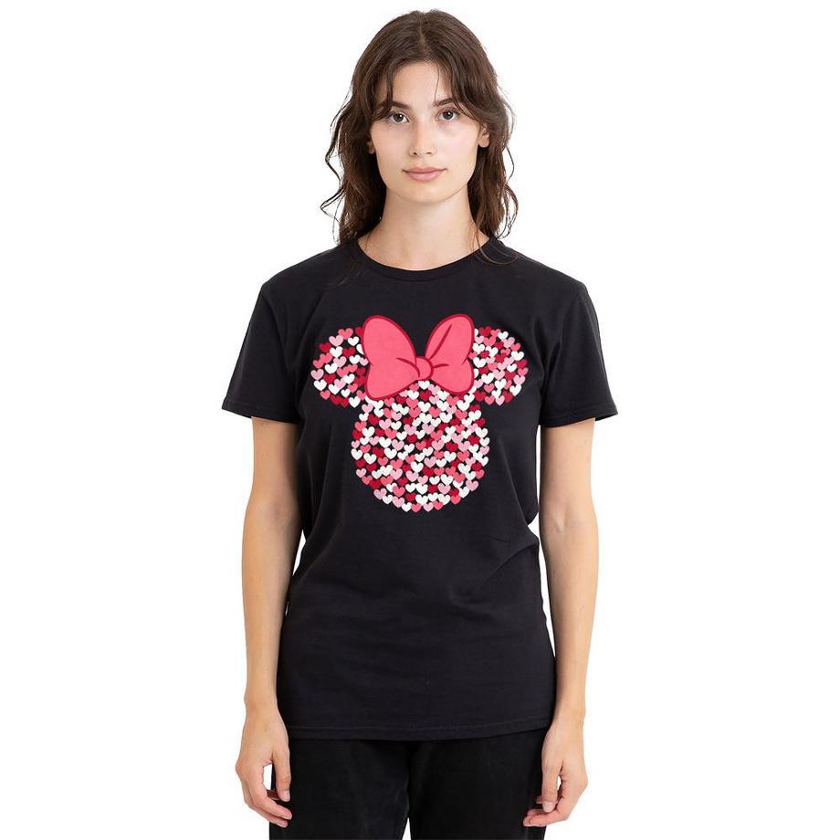 Disney T-Shirt San Valentino Stampa Cuore  