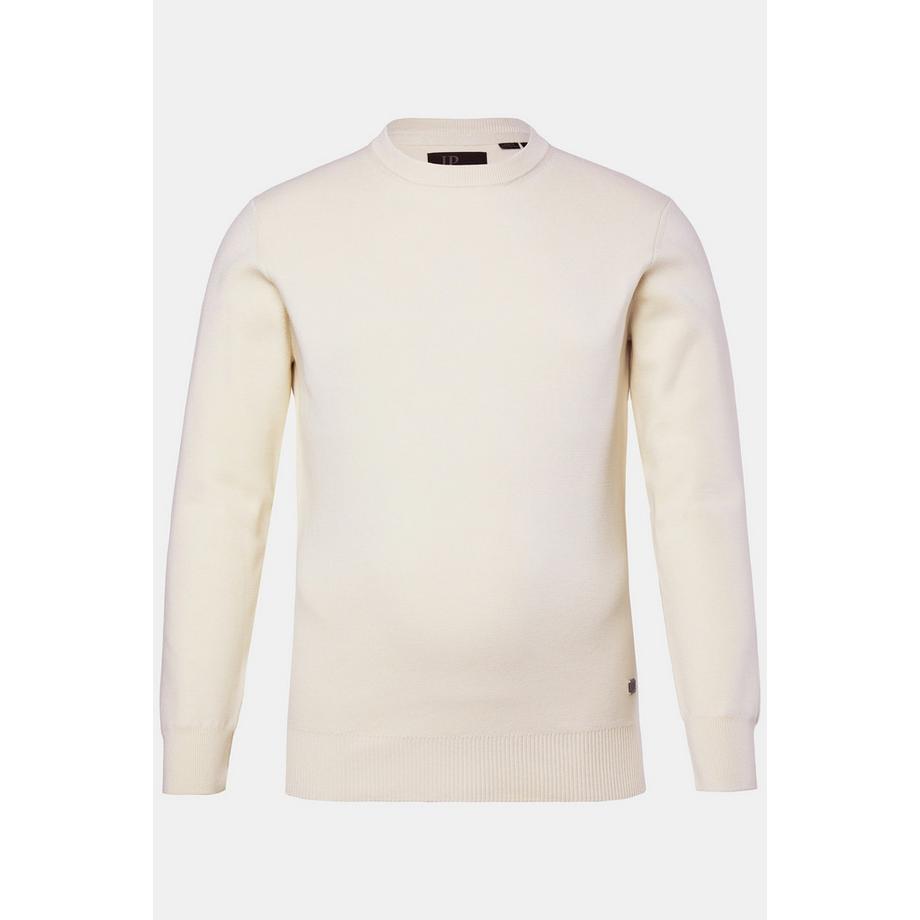 JP1880 Elastischer Strick Rundhals Pullover  