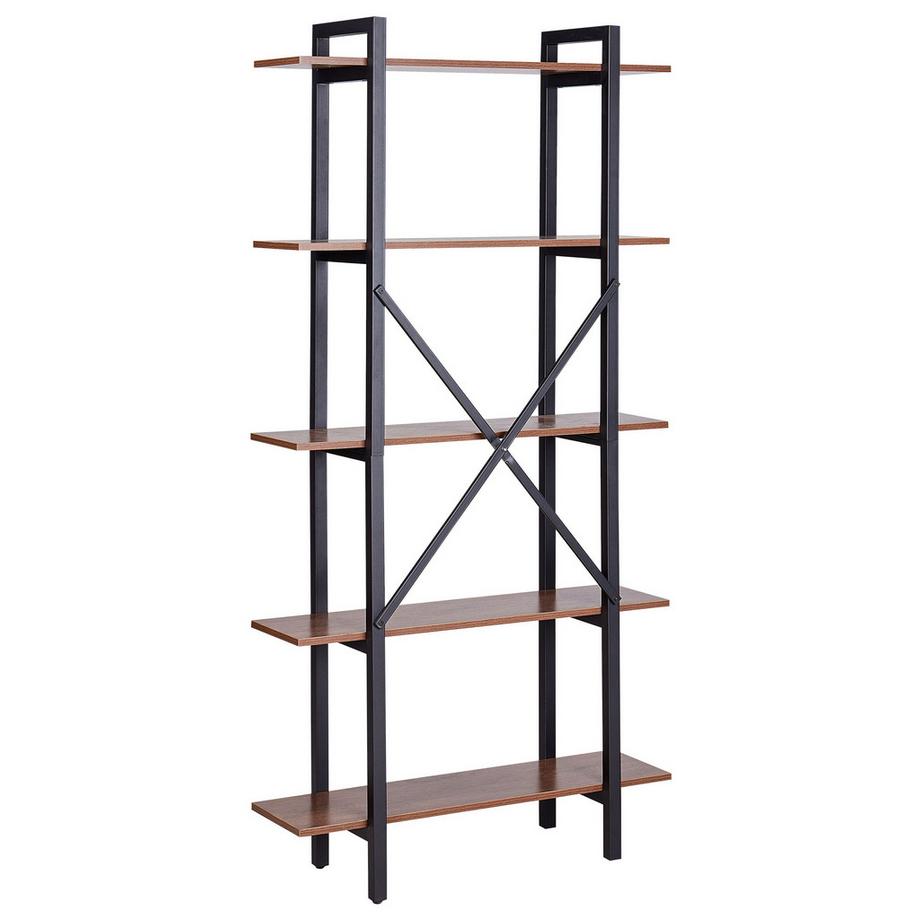 Beliani Mobile con 5 ripiani en Fibra a media densità (MDF) Industriale DARBY  