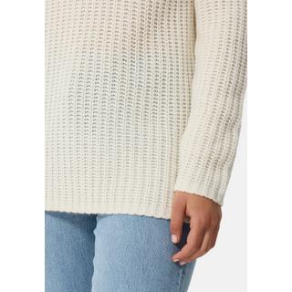 CASH-MERE.CH  Grobgestrickter Wolle Kaschmir Rundhals Pullover 