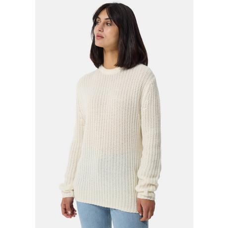 CASH-MERE.CH  Grobgestrickter Wolle Kaschmir Rundhals Pullover 