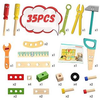 Activity-board  Boîte à outils jouets pour enfants jouets en bois outil établi enfants valise enfants jouets enfants jeux enfants outils 