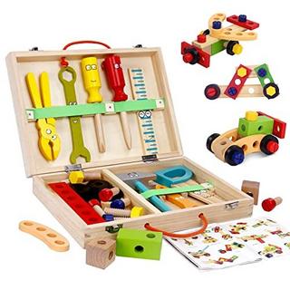 Activity-board  Boîte à outils jouets pour enfants jouets en bois outil établi enfants valise enfants jouets enfants jeux enfants outils 