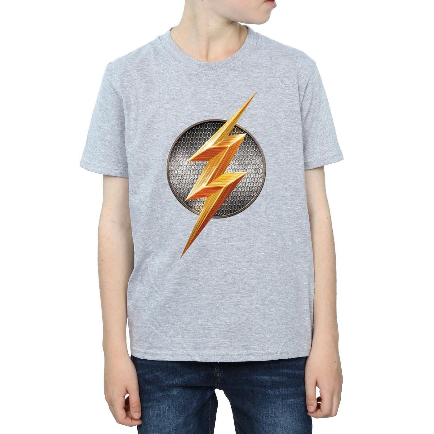 DC COMICS  Justice League Movie Flash Emblem TShirt 