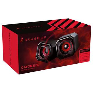 Surefire Gaming  SureFire Gator Eye Lautsprecher Schwarz, Rot Kabelgebunden 2,5 W 