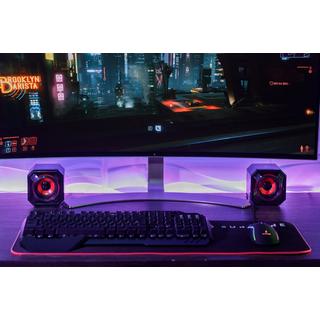 Surefire Gaming  SureFire Gator Eye Lautsprecher Schwarz, Rot Kabelgebunden 2,5 W 