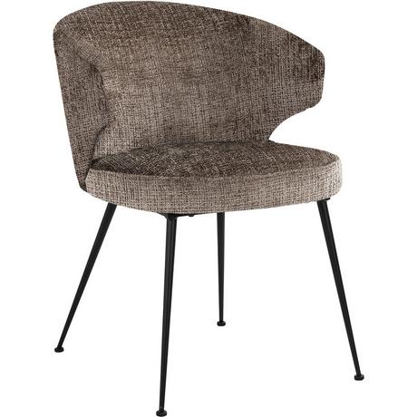 mutoni Chaise de salle à manger Xandra pierre chenille  