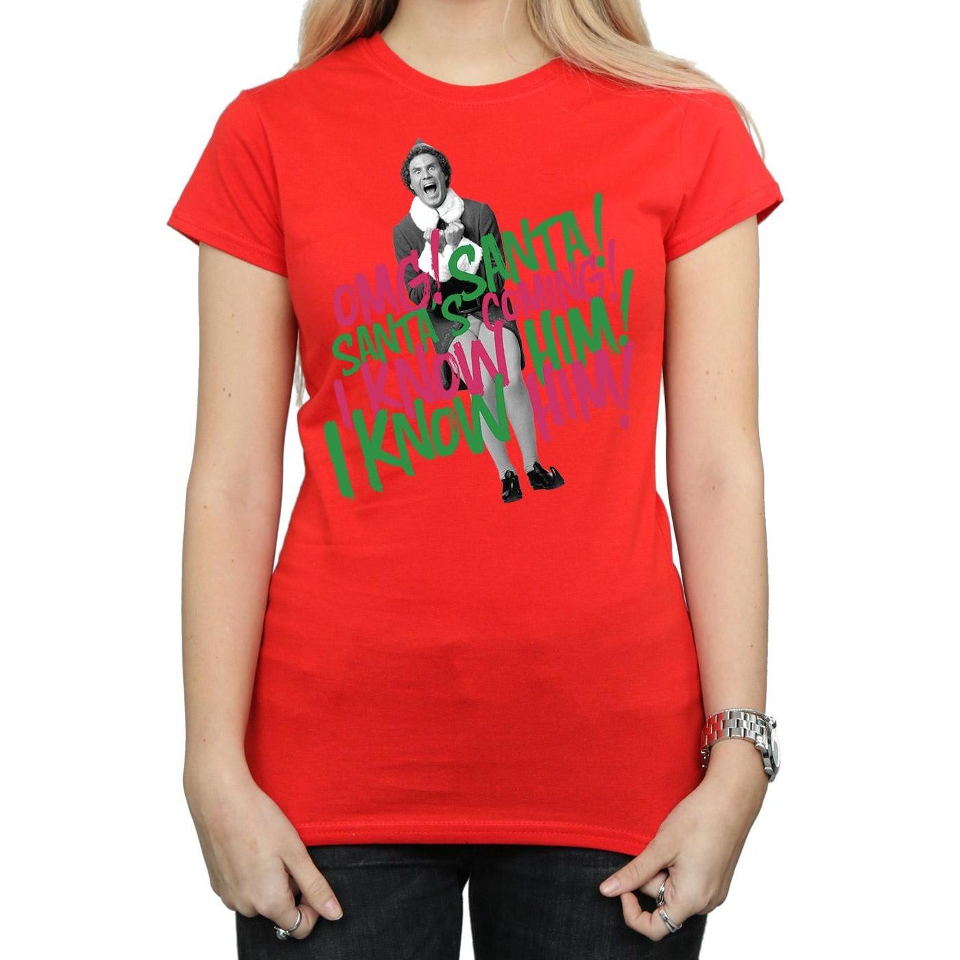 Elf  Tshirt SANTA'S COMING 