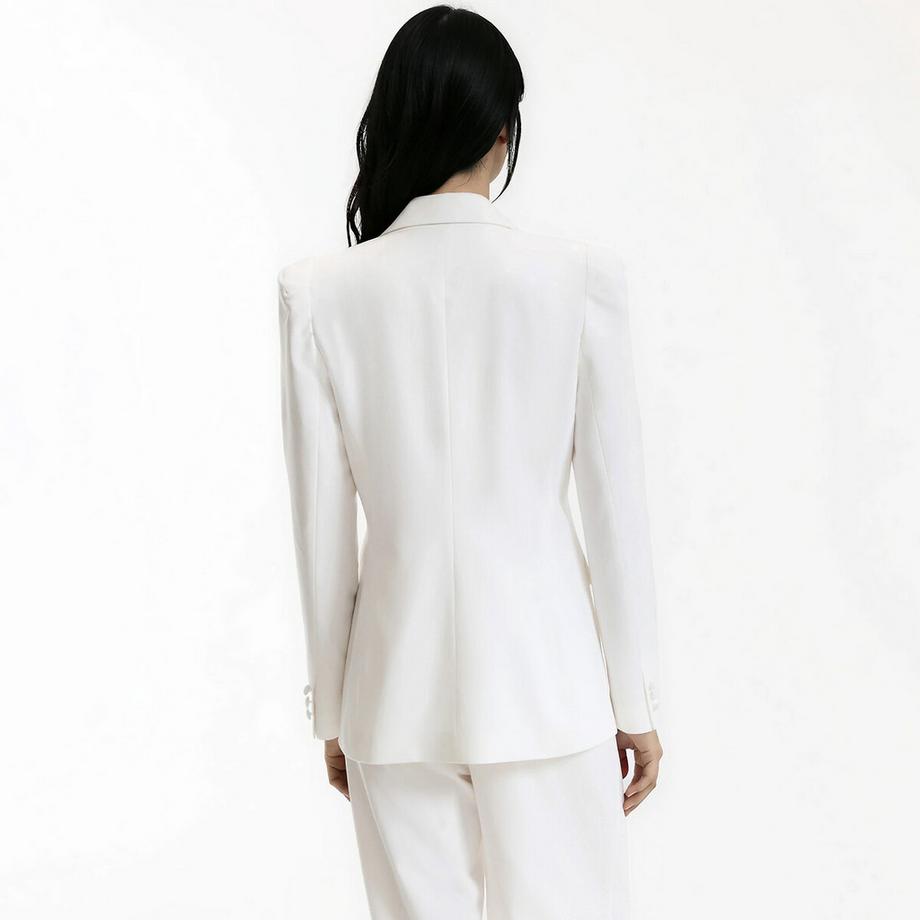 La Redoute Collections Blazer lungo taglio aderente  