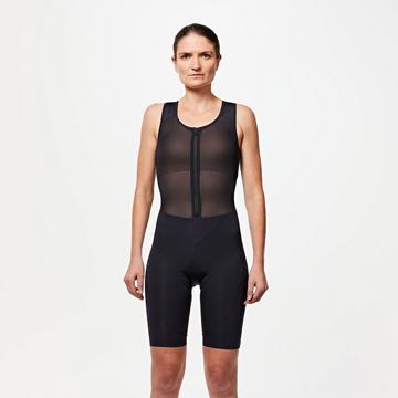 Velohose mit Trägern Quick Zip  synthetisch