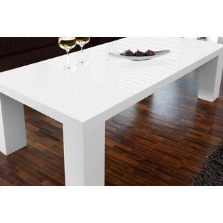 mutoni Table basse blanche 120x60x40  