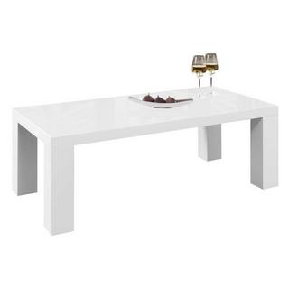 mutoni Table basse blanche 120x60x40  