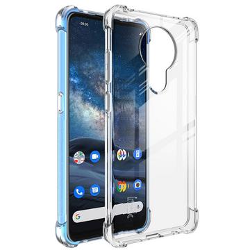 Nokia 5.3 - IMAK silicone caoutchouc coque + film de protection