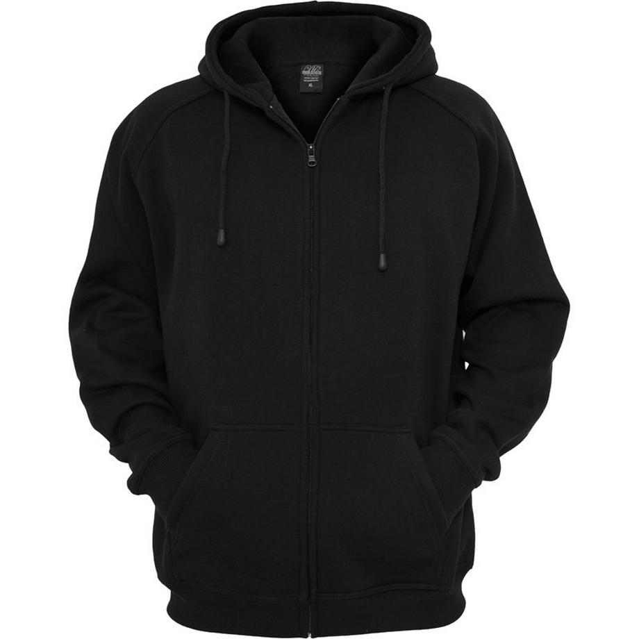 URBAN CLASSICS Zip Basic Sweatshirt à Capuche  
