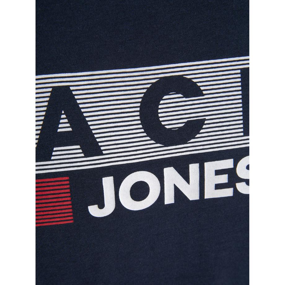 JACK & JONES T-Shirt Logo Imprimé Coupe Droite  