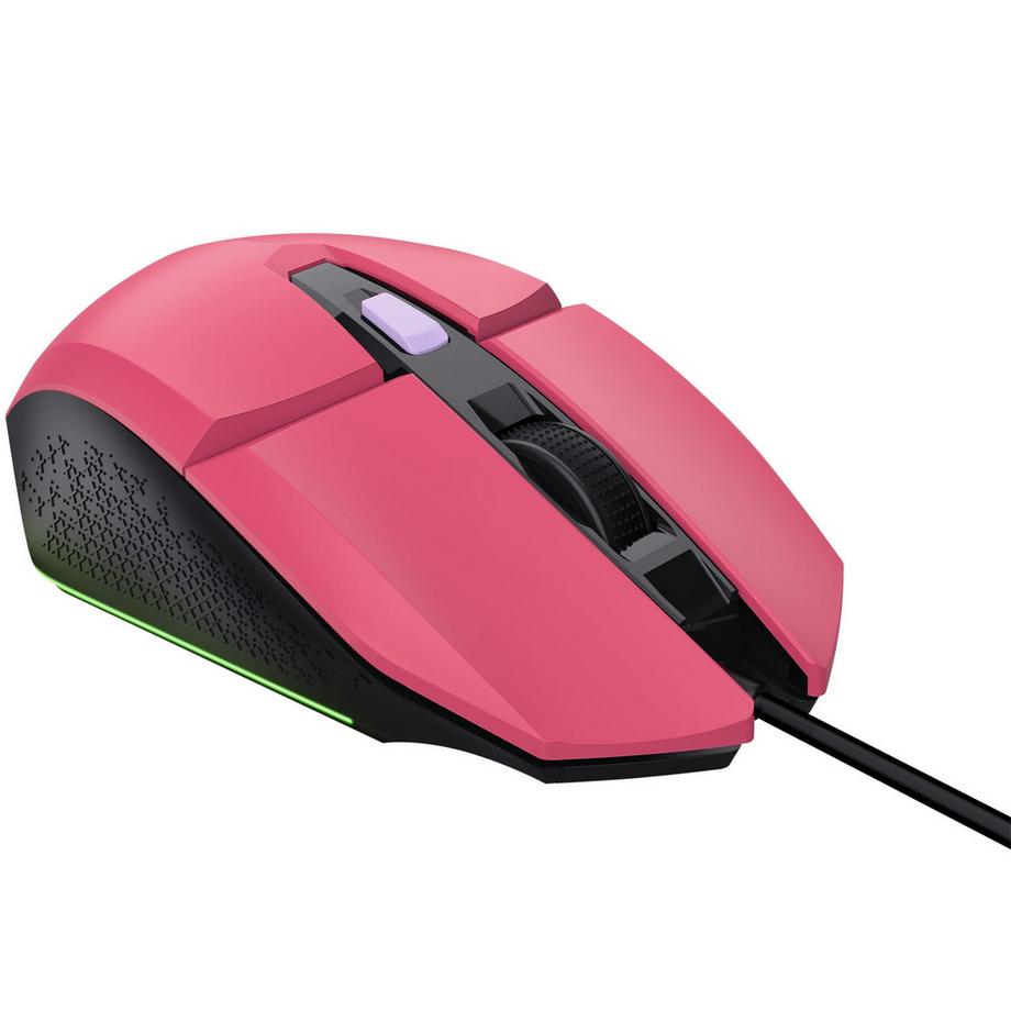 Trust  Mouse da gioco illuminato GXT 109P Felox Rosa 