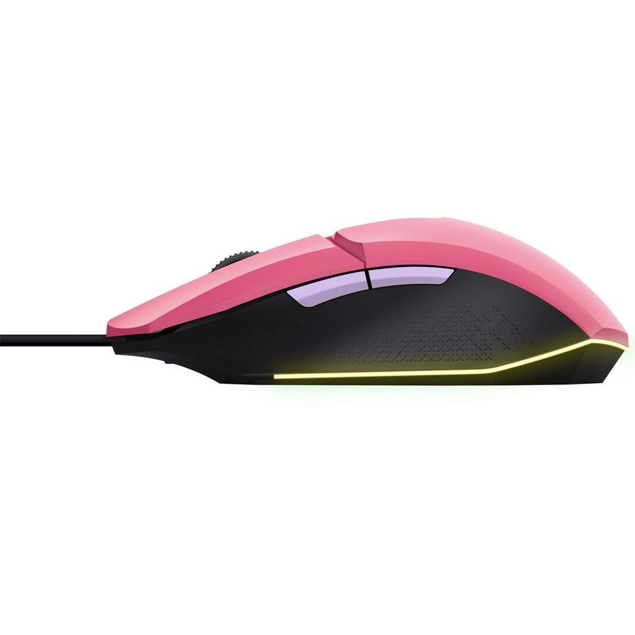 Trust  Mouse da gioco illuminato GXT 109P Felox Rosa 