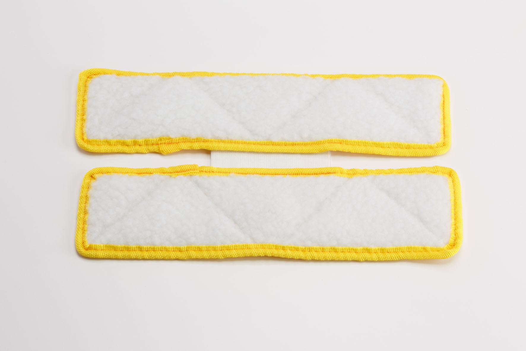 BEST DIRECT VIBRATWIN WOOD-HARD FLOOR & POLISHING PAD - 1 testina per mocio Vibratwin® per la pulizia di pavimenti duri e in legno + 1 mocio Vibratwin® per la lucidatura  