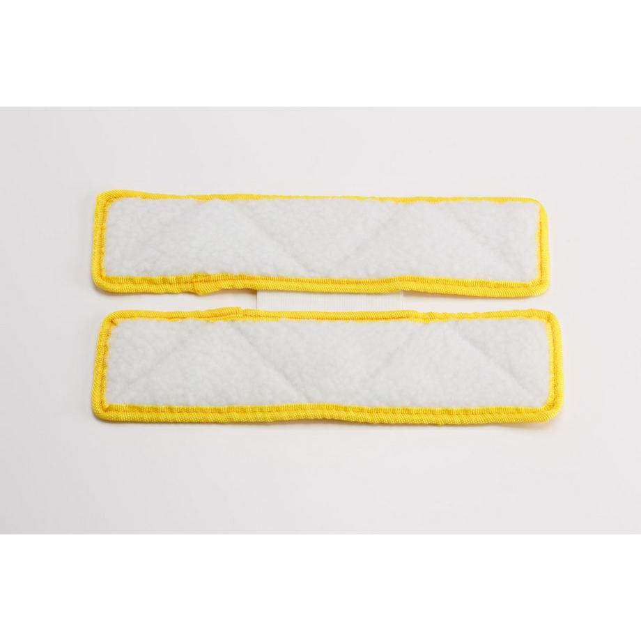 BEST DIRECT VIBRATWIN WOOD-HARD FLOOR & POLISHING PAD - 1 testina per mocio Vibratwin® per la pulizia di pavimenti duri e in legno + 1 mocio Vibratwin® per la lucidatura  