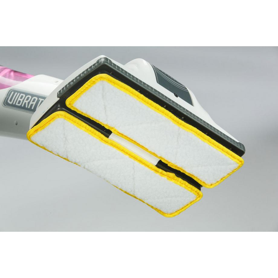 BEST DIRECT VIBRATWIN WOOD-HARD FLOOR & POLISHING PAD - 1 testina per mocio Vibratwin® per la pulizia di pavimenti duri e in legno + 1 mocio Vibratwin® per la lucidatura  