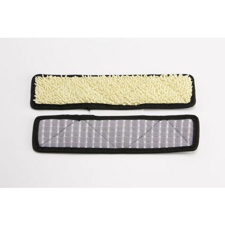 BEST DIRECT VIBRATWIN WOOD-HARD FLOOR & POLISHING PAD - 1 testina per mocio Vibratwin® per la pulizia di pavimenti duri e in legno + 1 mocio Vibratwin® per la lucidatura  