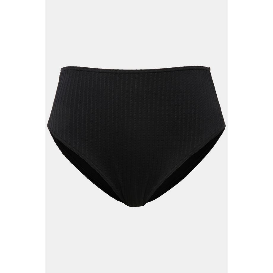 Studio Untold Slip bikini vita alta texture a righe  