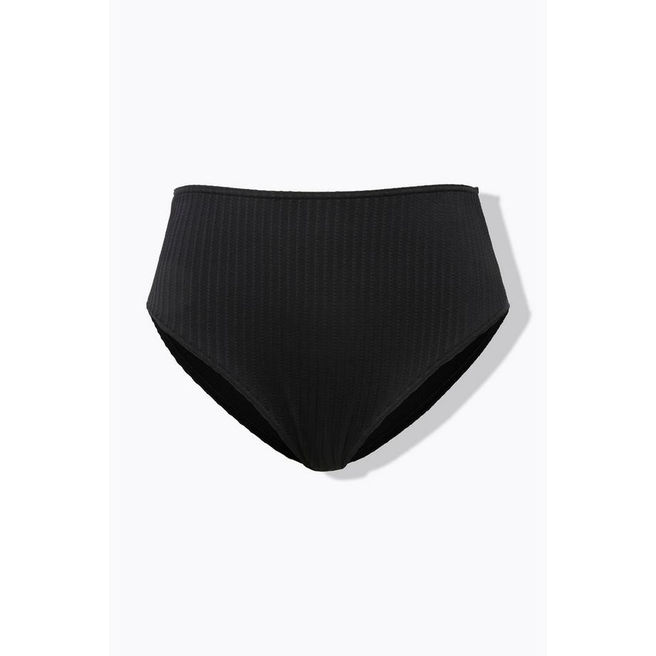 Studio Untold Slip bikini vita alta texture a righe  