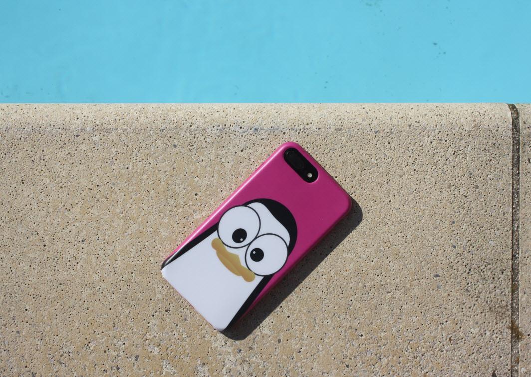 Cover-Discount  iPhone Xs / X - Andre Martin Crazy Pinguins Coque 