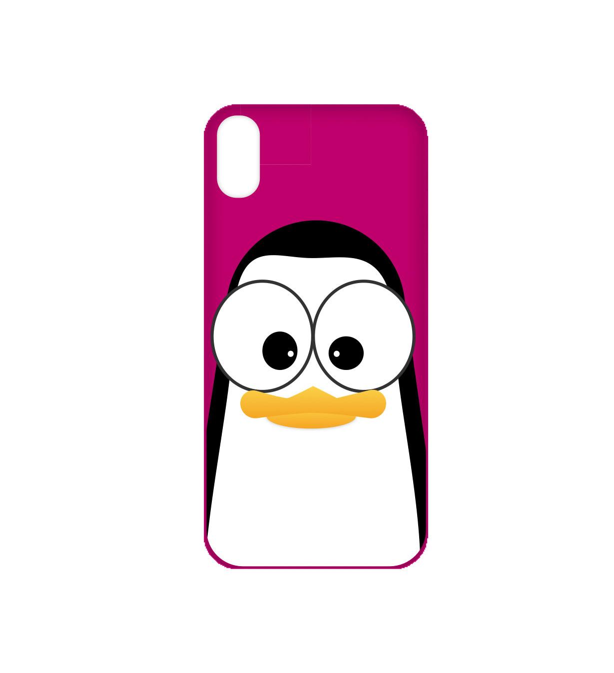 Cover-Discount  iPhone Xs / X - Andre Martin Crazy Pinguins Coque 