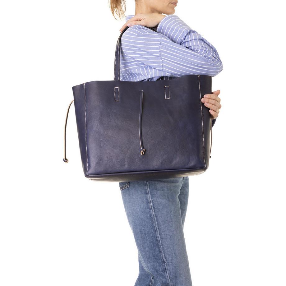 Viola Castellani Sac à bandoulière avec fermeture à lacets en cuir  