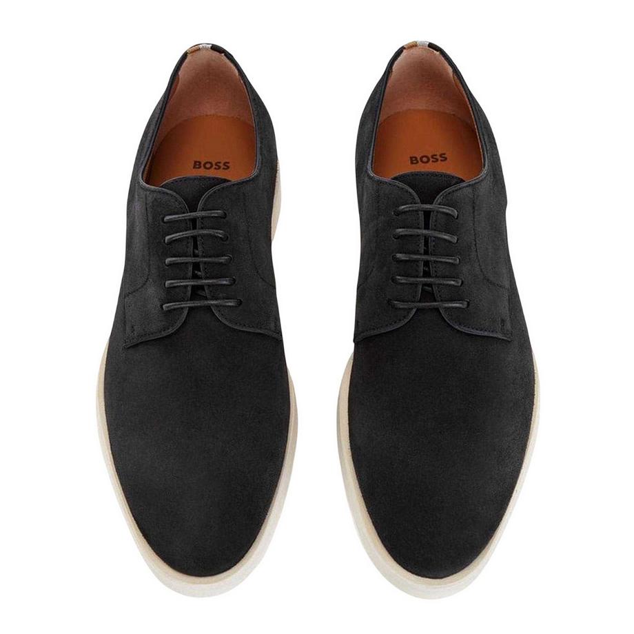 BOSS Derbies en Daim à Lacets Semelle Plate  
