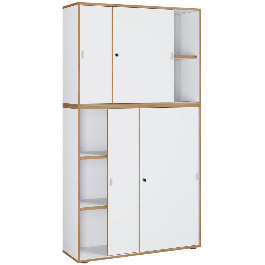 VCM Büroschrank Schiebetüren Salia 5f B100  