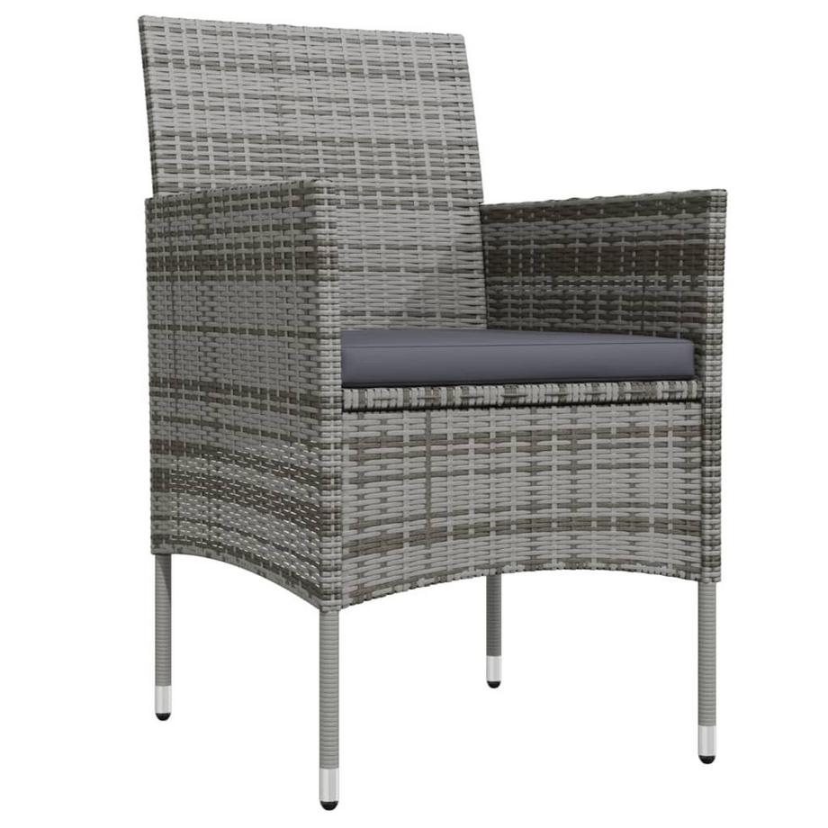 VidaXL set da pranzo da giardino Polirattan  