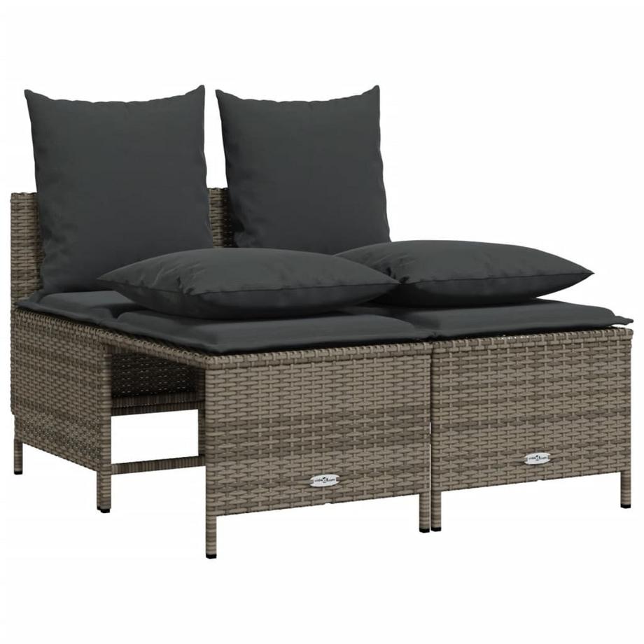Ensemble de canapés de jardin rotin synthétique